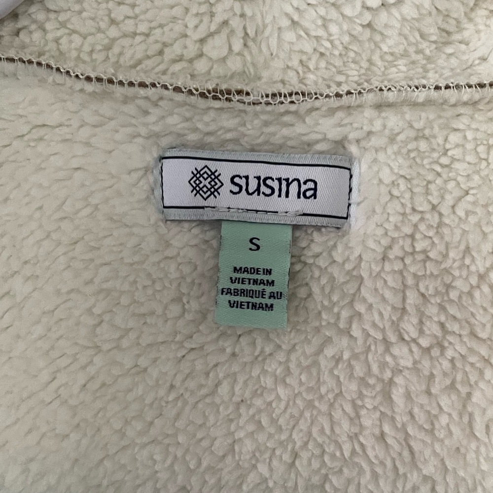 Susina Faux Fur and Suede Shearling Vest - Picture 2 of 6